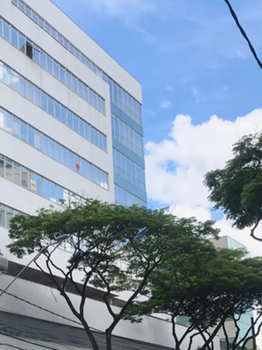 Fachada do edifício onde fica o consultório